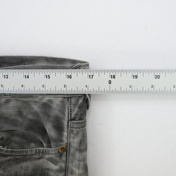 Prps Rambler Jeans Portugal 33' Waist 35.5' Inseam Gray Distressed Stacked Denim - Picture 6 of 10